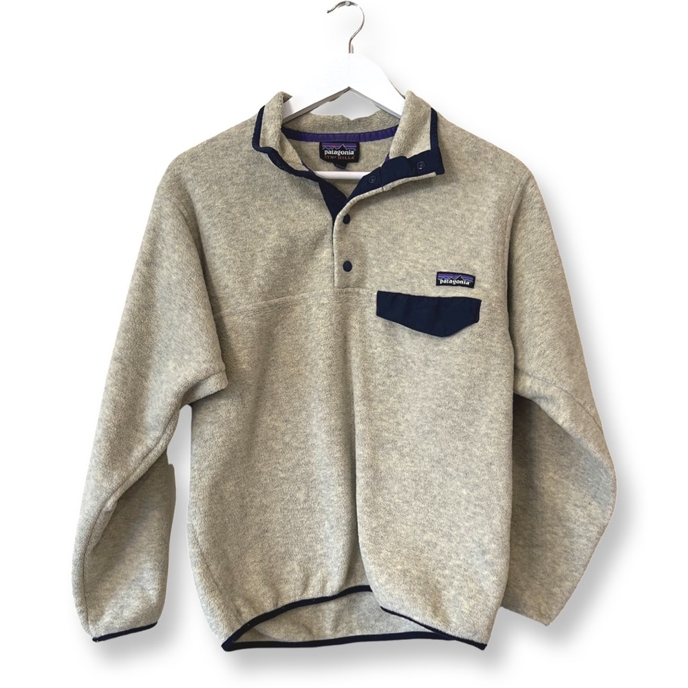Patagonia Mens Lightweight Synchilla Snap Fleece Pullover Small